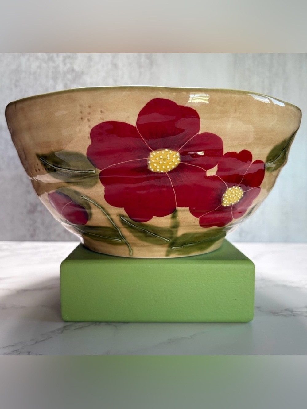 Flour Rustique 10” Bowl by Nanette Vacher for Ambiance Collections